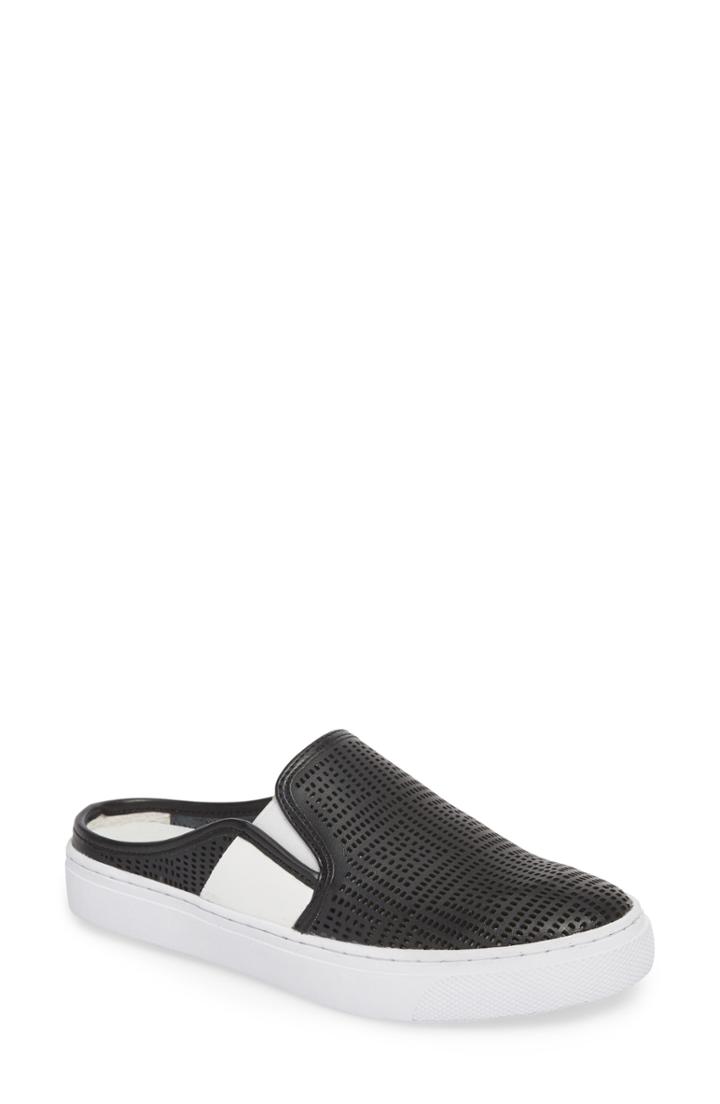 Women's Bernie Mev. Perforated Slide Mule Us / 36eu - Black