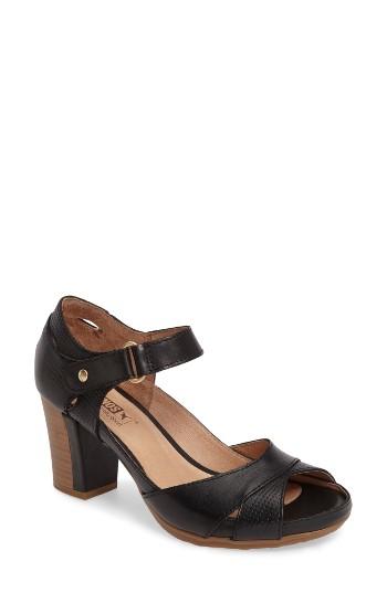 Women's Pikolinos Java Open Toe Mary Jane Pump Eu - Black