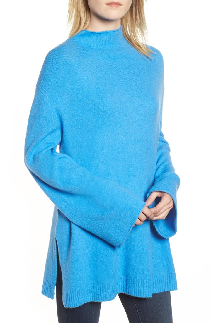 Women's Chelsea28 Mock Neck Tunic - Blue