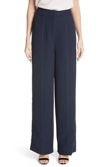 Women's Roksanda Lapari Pintuck Trousers - Blue