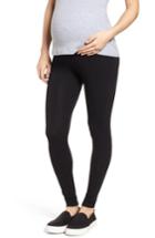 Women's Isabella Oliver Signature Nursing Panel Nursing Leggings - Black