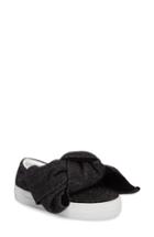 Women's Joshua Sanders Bow Slip-on Sneaker .5us / 38eu - Black