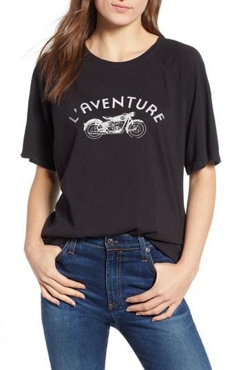 Women's Rebecca Minkoff L'aventure Lombardo Tee, Size - Black