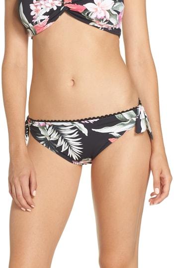 Women's Tommy Bahama Ginger Reversible Tie Bikini Bottoms - Black