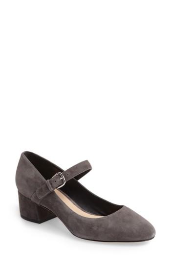 Women's Via Spiga Alana Mary Jane Pump .5 M - Grey