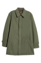 Men's Golden Bear Waxed Cotton Car Coat - Green
