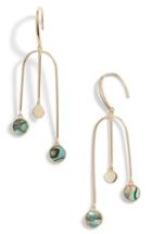 Women's Argento Vivo Swing Drop Mother Of Pearl Earrings