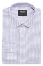 Men's Nordstrom Men's Shop Smartcare(tm) Traditional Fit Check Sport Shirt .5 32/33 - Purple