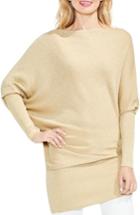 Women's Vince Camuto Batwing Sleeve Metallic Sweater, Size - Metallic