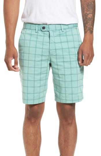 Men's Ted Baker London Golfshr Print Golf Shorts R - Green