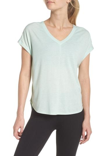 Women's Zella Release Cutout Tee, Size - Green