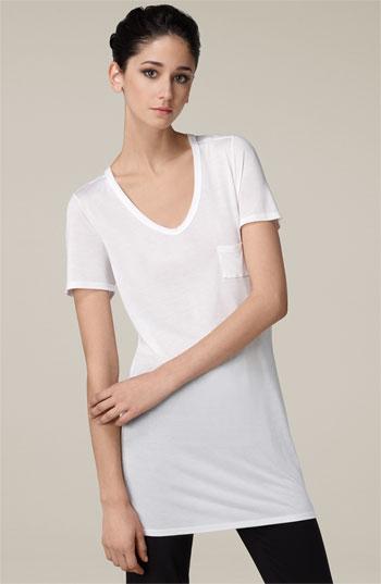 T By Alexander Wang Pocket Tee White