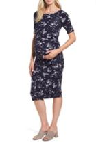 Women's Isabella Oliver Paloma Floral Maternity Body-con Dress