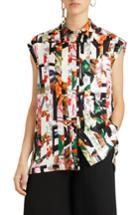 Women's Burberry Hen Silk Blouse Us / 40 It - Orange