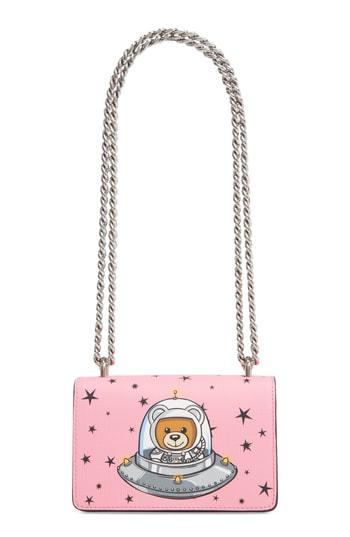 Moschino Ufo Teddy Shoulder Bag - Pink