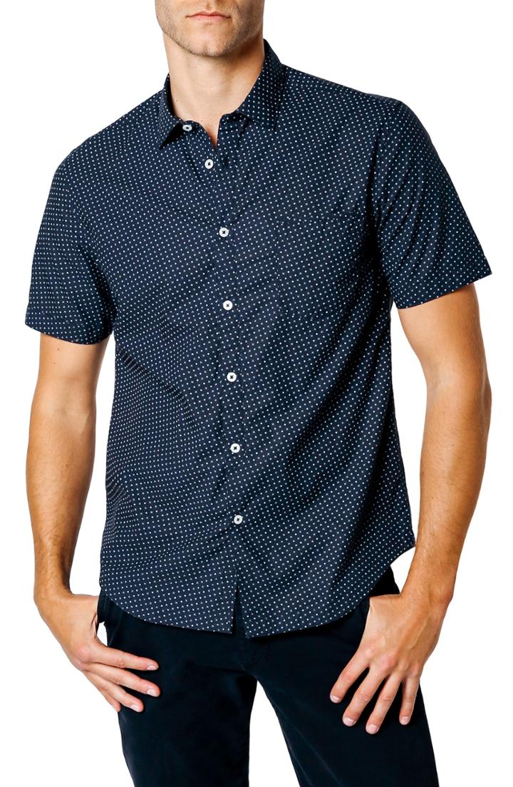 Men's Good Man Brand Trim Fit Sport Shirt - Blue