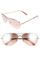 Women's Shades Of Couture By Juicy Couture 60mm Gradient Aviator Sunglasses - Red Gold