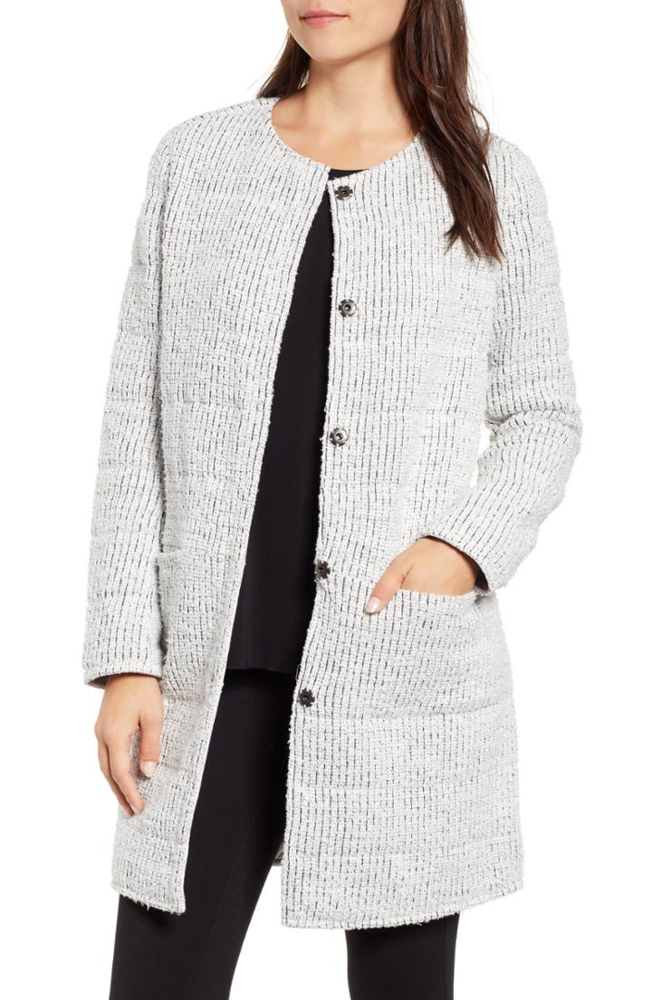 Women's Nic+zoe Softlight Reversible Jacket - Grey