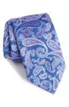 Men's David Donahue Paisley Linen & Silk Tie