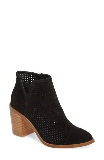 Women's 1. State Larocka Perforated Bootie .5 M - Black