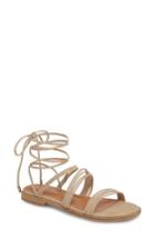 Women's Alias Mae Theory Strappy Flat Sandal Us / 37eu - Beige
