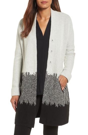 Women's Nic+zoe Block Stripe Jacket - Beige