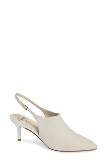 Women's Amalfi By Rangoni Patrizio Slingback Pump .5 M - Ivory