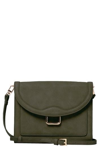 Urban Originals The Edit Vegan Leather Crossbody Bag - Green