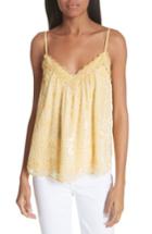 Women's Needle & Thread Devore Top - Yellow