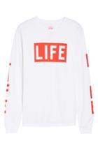 Men's Altru Life Logo Long Sleeve T-shirt - White