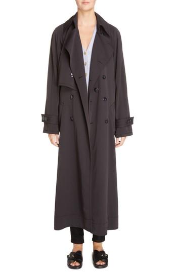 Women's Acne Studios Amorris Twill Coat Us / 32 Eu - Black