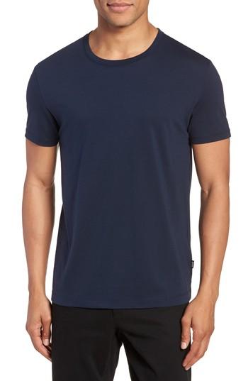 Men's Boss Tiburt Regular Fit Crewneck T-shirt - Blue