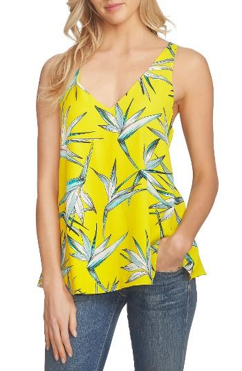 Women's 1. State Print Blouse, Size - Yellow