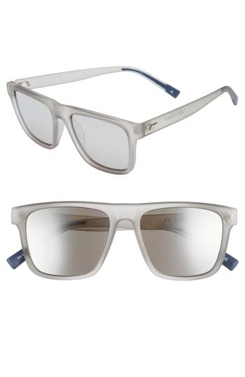 Women's Le Specs The Boss 55mm Rectangular Sunglasses - Matte Shadow