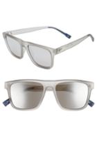 Women's Le Specs The Boss 55mm Rectangular Sunglasses - Matte Shadow