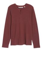 Men's Travis Mathew The Lux Henley, Size - Burgundy