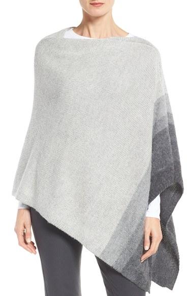 Women's Eileen Fisher Ombre Alpaca Poncho