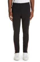 Men's Moncler Pantalone Side Stripe Track Pants - Black