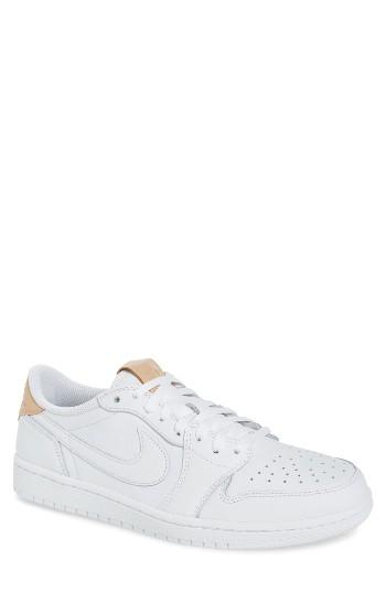 Men's Nike Air Jordan 1 Retro Og Sneaker .5 M - White