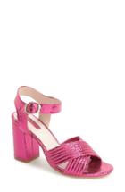Women's Topshop Radiant Metallic Sandal .5us / 36eu - Pink