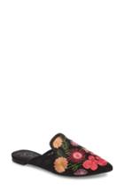 Women's Jessica Simpson Zander Flower Embroidered Loafer Mule M - Black