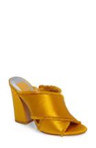 Women's Dolce Vita Henry Block Heel Slide .5 M - Yellow