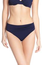 Women's Tommy Bahama 'pearl' High Waist Bikini Bottoms - Blue