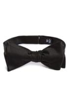 Men's Nordtrom Men's Shop Silk Bow Tie, Size - Black