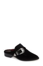 Women's Band Of Gypsies Western Buckle Mule .5 M - Black