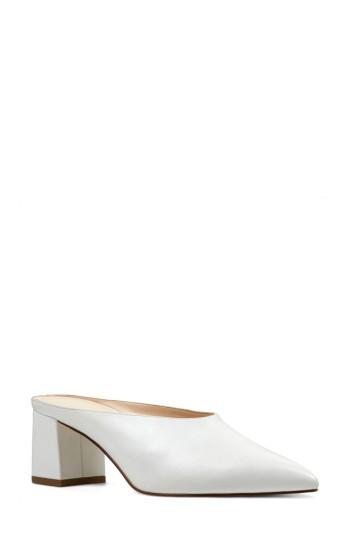 Women's Nine West Helmer Mule M - White