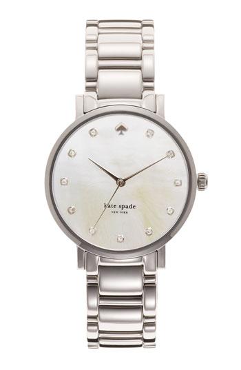 Women's Kate Spade New York 'gramercy' Crystal Marker Watch, 34mm