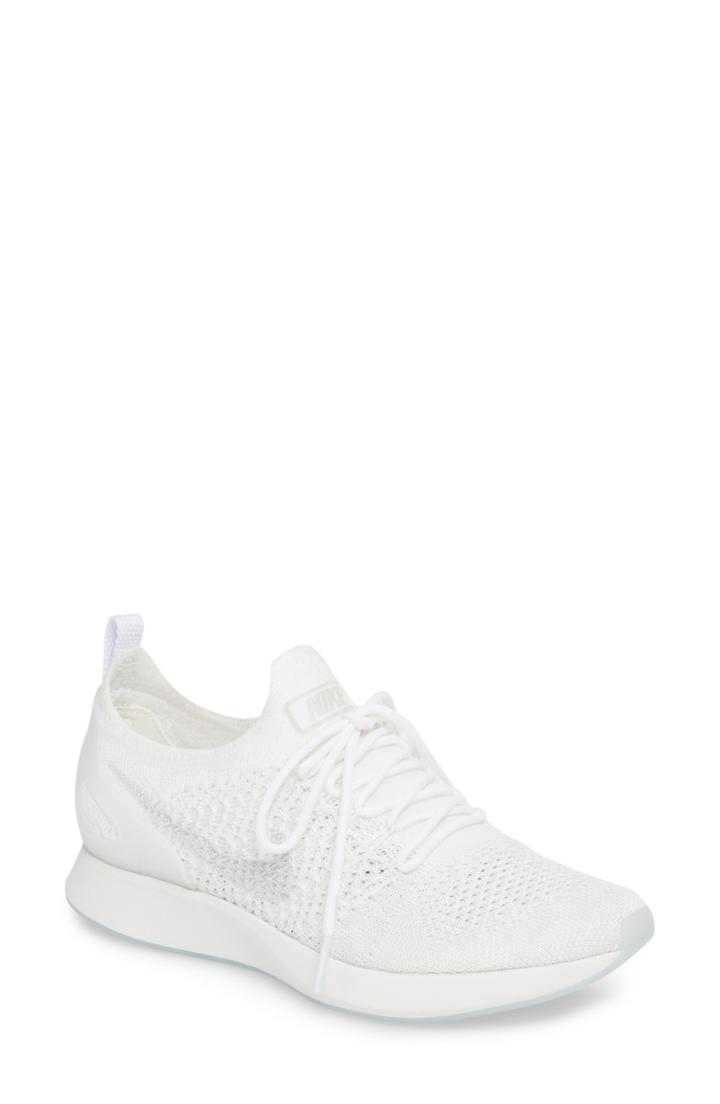 Women's Nike Air Zoom Mariah Flyknit Racer Sneaker .5 M - White