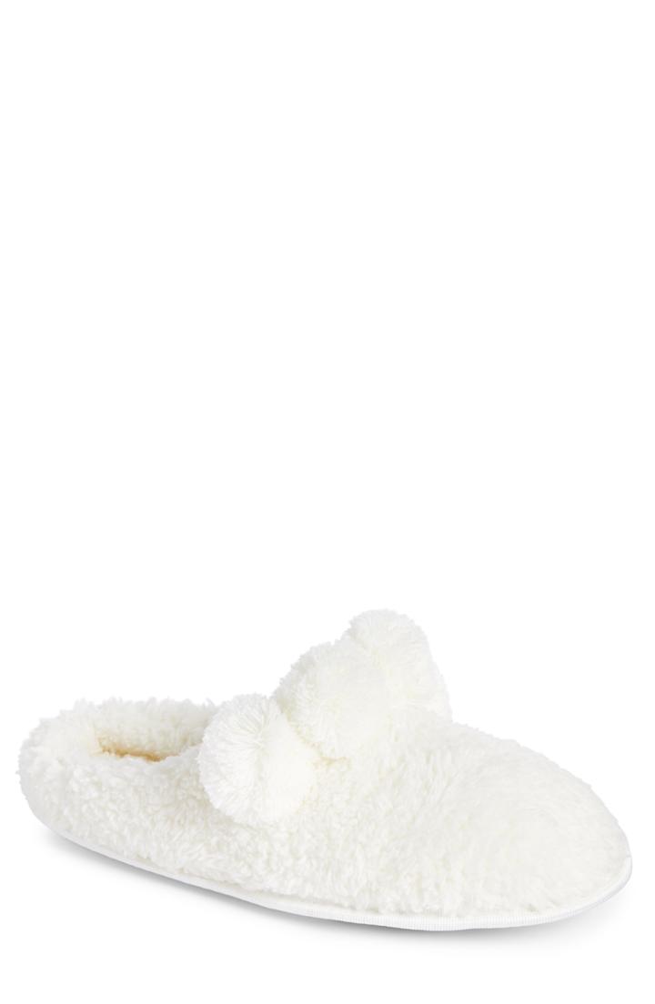 Women's Make + Model Pom Faux Shearling Scruff Slipper