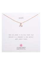 Women's Dogeared Wishbone Pendant Necklace